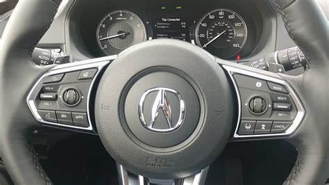 Heated Steering Wheel On The 2019 Acura Rdx Advance Ms Youtube