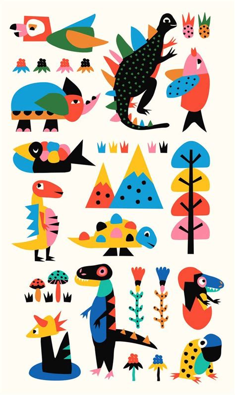 Check Out This Behance Project Dinos