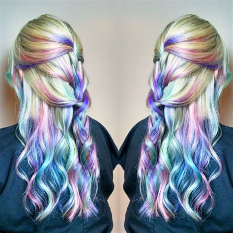 Rock Pastel Hair For Your Quinceanera Quinceanera Holographic Hair