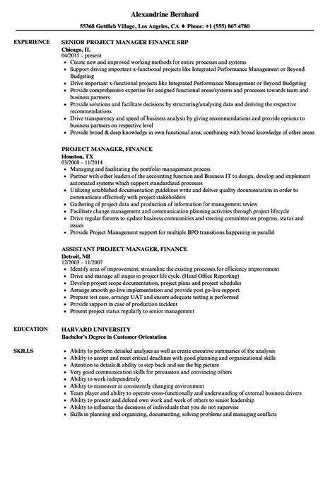 Write an engaging finance manager resume using indeed's library of free resume examples and templates. Resume Of Project Manager - Resume Template Database