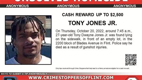 Police looking for info on unsolved Flint homicide