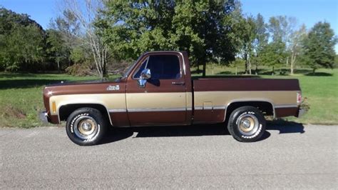 1977 Gmc Chevrolet Sierra Classic Swb Truck Nice And Solid Ps Pb