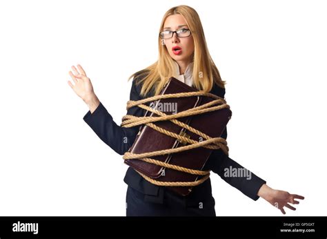 Woman Tied Up Bondage Hi Res Stock Photography And Images Alamy