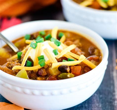Pumpkin Chili Recipe Filled With Meat And Vegetables Lil Luna