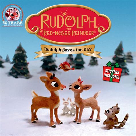 Rudolph The Red Nosed Reindeer Rudolph Saves The Day Stickers Included