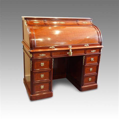Antique Parquetry Cylinder Desk Now Sold Hingstons Antiques Dealers