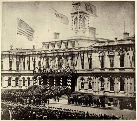 The Nation Mourns The Funeral Procession Of President Lincoln