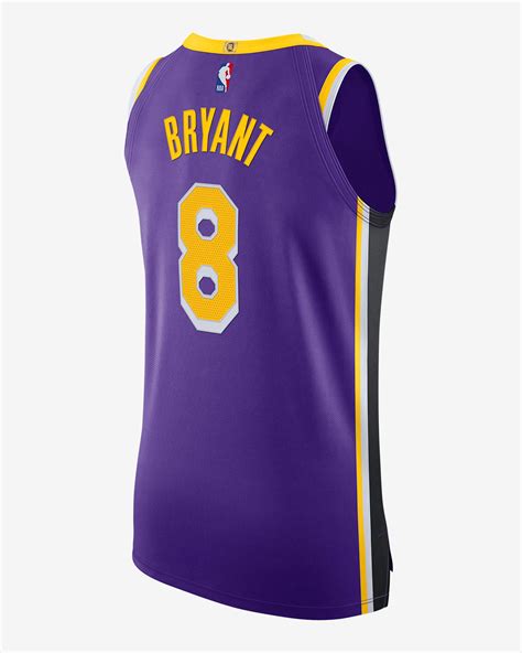 Buy and sell authentic nike streetwear on stockx including the nike los angeles lakers kobe bryant black mamba city edition swingman jersey black/gold from ss20. Kobe Bryant Lakers Purple Nike Jersey for Mamba Week | SneakerFits.com
