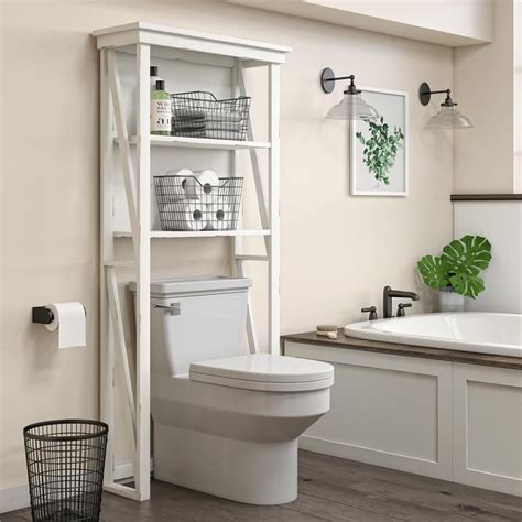 Systembuild Crestwood Over The Toilet Storage Cabinet In White
