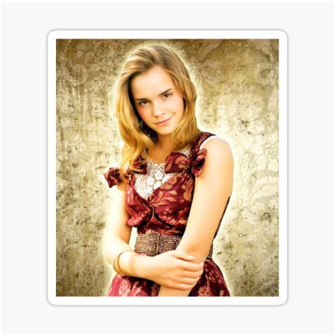 So Beautiful Emma Watson Sticker For Sale By Tanheikner2 Redbubble