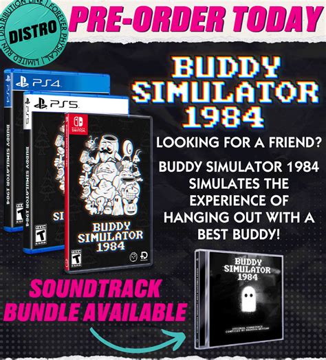 New Buddy Simulator 1984 Limited Run Games