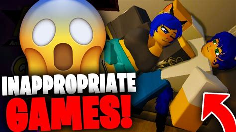 Inappropriate 5 Roblox Games Youtube