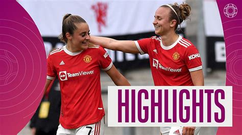 Wsl Highlights Manchester United Up To Third Pin Women S Super League