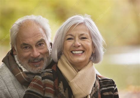 Older Couple Hugging In Park Stock Image F0137753 Science Photo Library