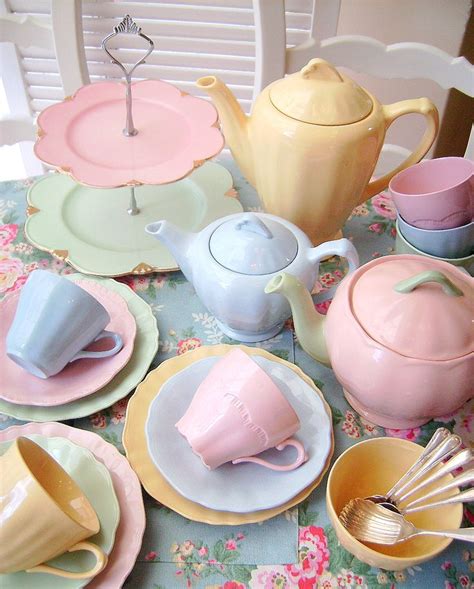 Vintage Décor Pastel Dishes My Dream House And Things I Want In It