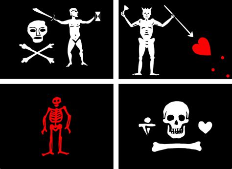 Examples Of Actual Pirate Flag Designs Free Paper Models Flag Design