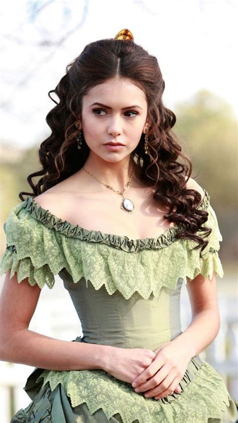 Elena Gilbert Nina Dobrev Victorian Hairstyles Vampire Diaries