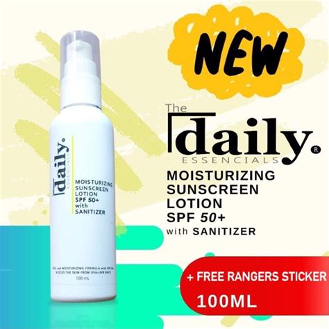 Bagong Listahan Ng Produkto The Daily Essencials Sunscreen Lotion