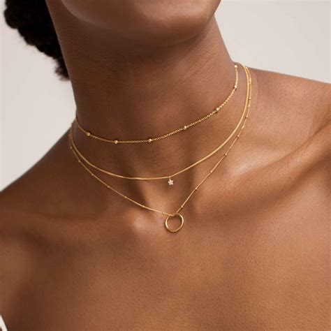 Large Gold Beaded Choker Astrid And Miyu Necklaces