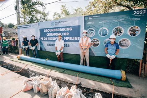 MDW Starts Pipeline Upgrades Metro Dumaguete Water