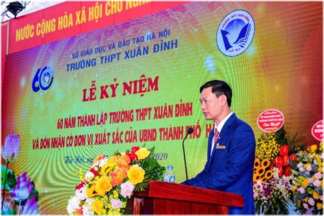 Biện lệ quân nhóm dịch: Lễ Kỷ Niệm 60 Năm Ngày Thành Lập Trường THPT Xuân Đỉnh