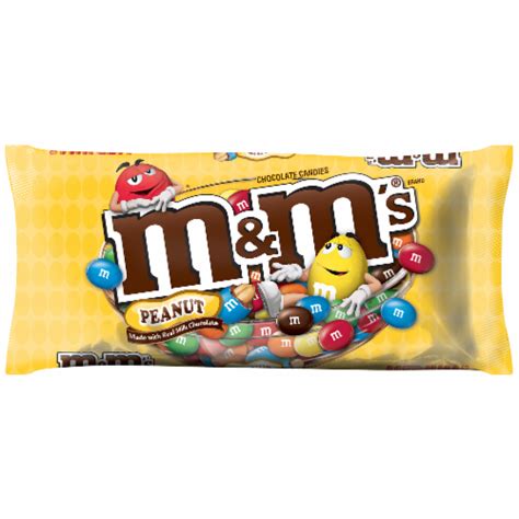 Mandms Peanut Chocolate Candy Bag 114 Oz Bag Kroger
