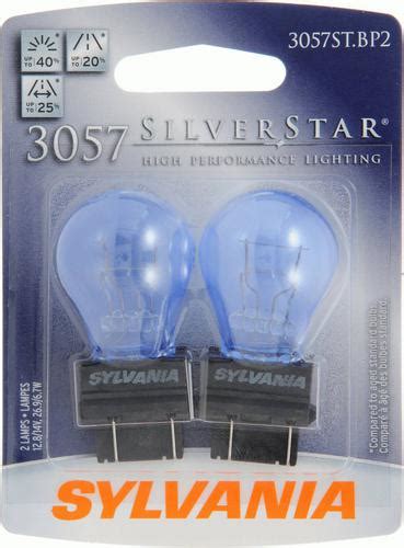 Sylvania 3057 Silverstar Incandescent Mini Bulb Pack Of 2 3057stbp