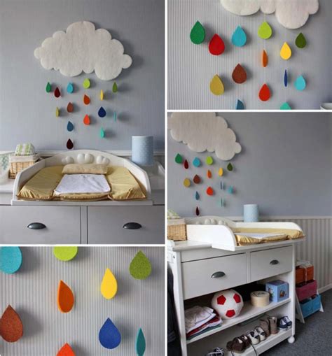 Diy Cloud Wall Decorating For A Childs Room