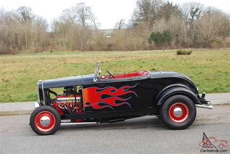 Ford 1932 Model B Highboy Roadster Hotrod Custom Drag Race Chevy Bigblock