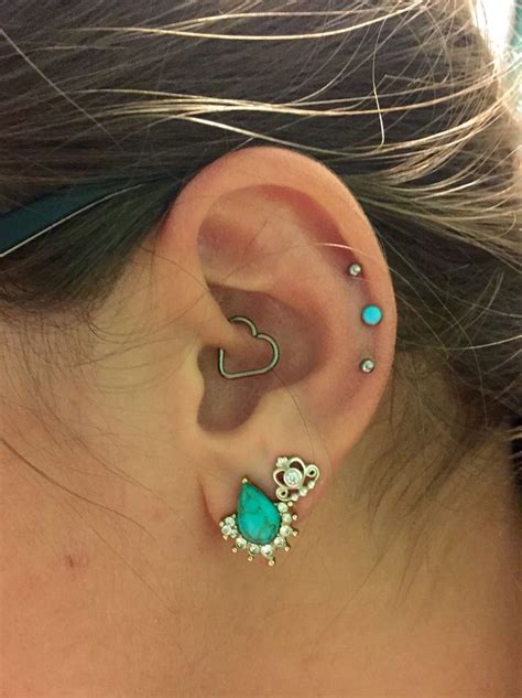 Triple Cartilage Daith Double Exactly What I Want Ear Cuff Ear