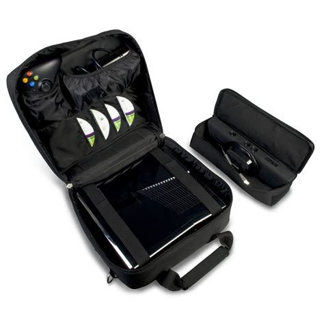 Xbox 360 Travel Case With Space For Kinect Controllers And Games