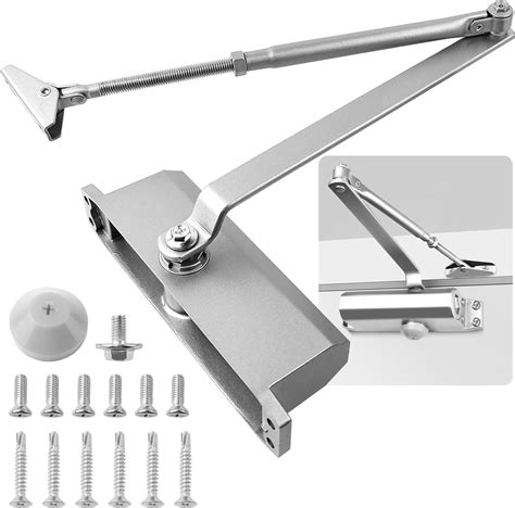 Heavy Duty Automatic Door Closer With Hold Open For Doors 132 187 Lbs