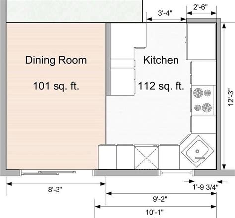 Kitchen island size for a galley layout. Standard Kitchen Dimensions And Layout - Engineering ...