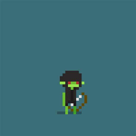 Goblin Archer Pixelart Cool Pixel Art 8bit Art Pixel Art Characters
