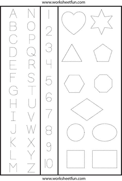 Worksheets for 4 year olds free printable counting. Tracing Worksheets For 4 Year Olds - 123 homeschool 4 me ...