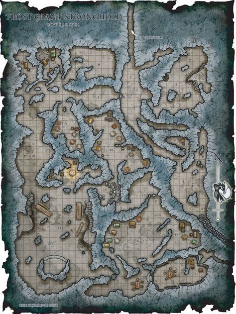 5 (1d6 + 2) slashing damage. Fantasy Maps by Robert Lazzaretti — Frost Giant Stronghold ...