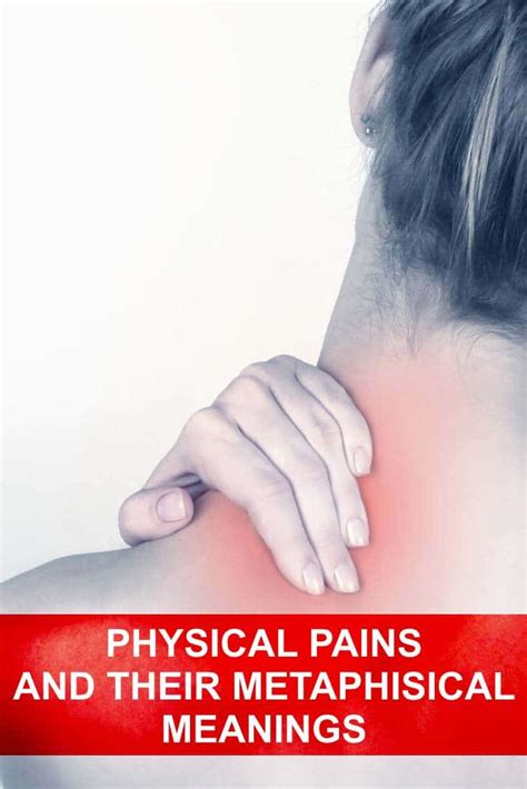 Physical Pains And Their Metaphysical Meanings