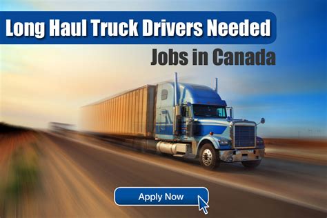 This is 28.2% below the national average advertised salary of £37,167. Long Haul Truck Drivers Needed - CANADA - FirstBestInfo.com