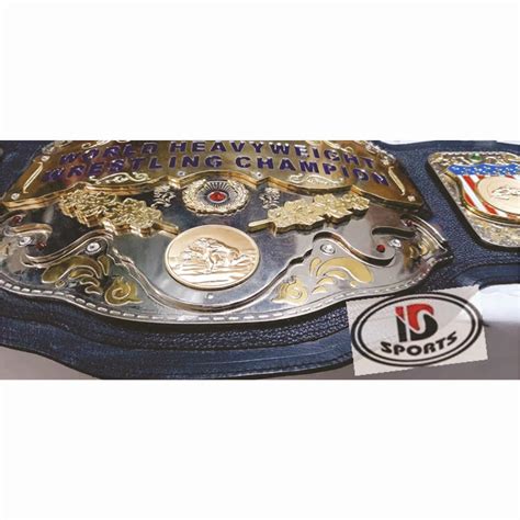 Awa World Heavyweight Wrestling Championship Replica Belt Ibrahim Sports