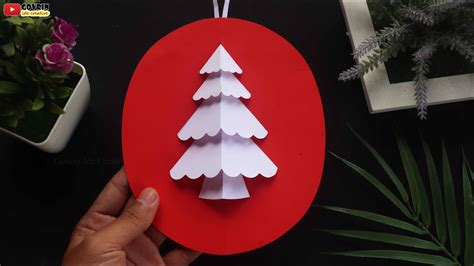 Membuat Pohon Natal Dari Kertas Youtube
