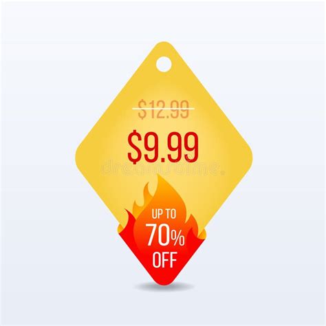 Hot Price Special Offer Sale Tag Discount Symbol Retail Sticker Sign