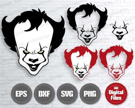 Pennywise Layered Svg