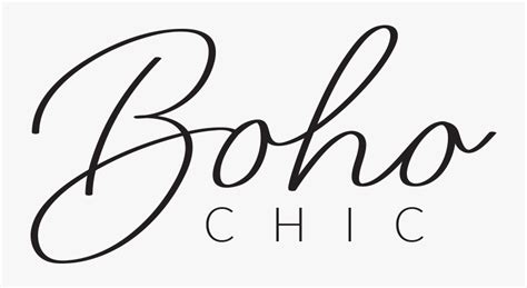 Boho Chic Boho Chic Style Fonts Hd Png Download Kindpng