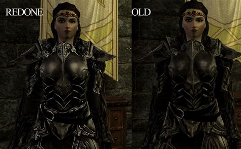 Images Amazing Revealing Ebony Armor By Zalzama Mod For Elder Scrolls