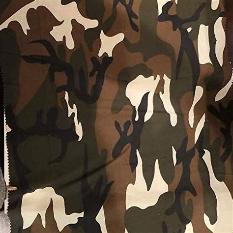 Army Camouflage 100 Cotton Print Fabric 60 Wide Material Diy For