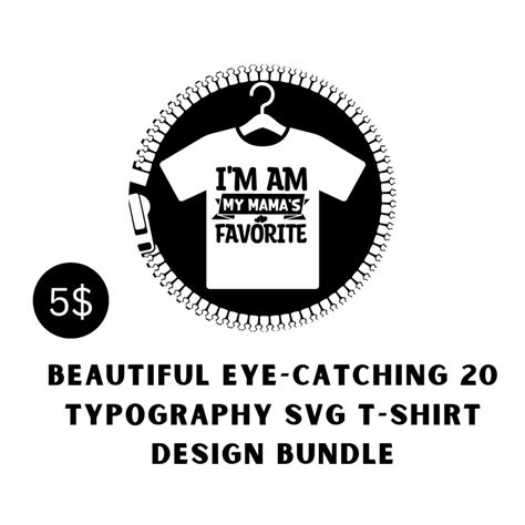 20 Beautiful T Shirt Typography Eye Catching Svg Design Masterbundles