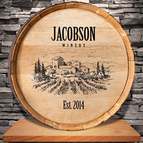 Make Your Love For Wine Known In Your Home With The Wine Barrel Sign