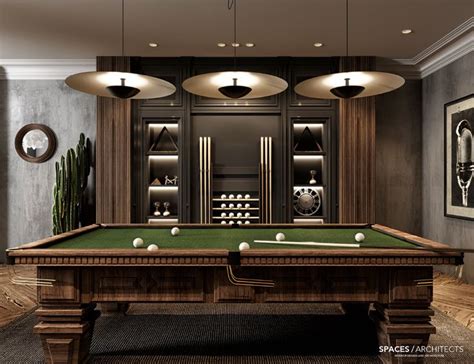 Entertainment Room On Behance Billiard Room Snooker Room Billiards Room Decor