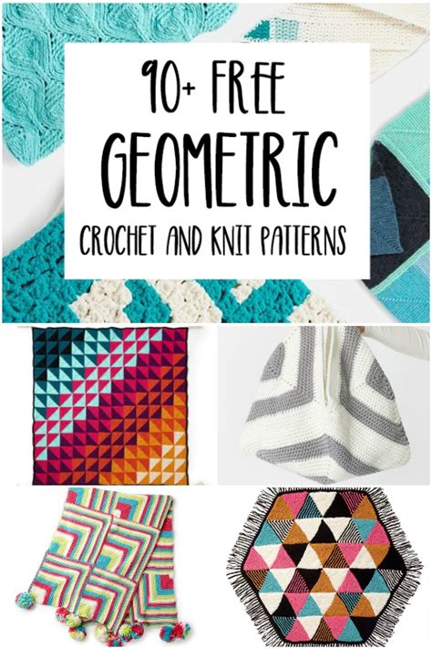 You would like to give a present to your goddaughter or bring. 90+ Free Geometric Crochet and Knit Patterns - moogly