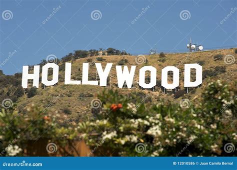 Hollywood Zeichen Redaktionelles Foto Bild Von Hollywood 12010586